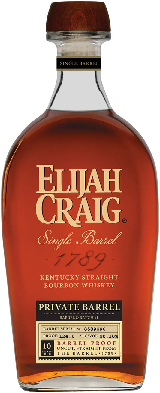 Buy Elijah Craig Barrel & Batch Single Barrel #1 Online at Barrel and Batch