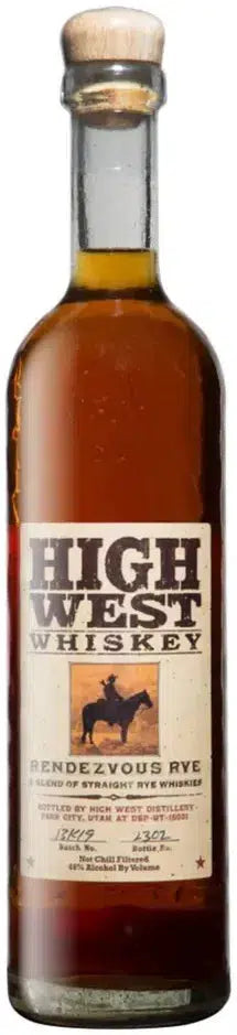 Buy High West Rendezvous Rye Whiskey 700ml Online at Barrel and Batch