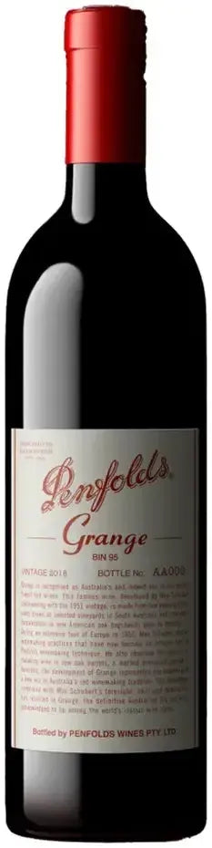 Buy Penfolds Grange Shiraz 2018 750ml Online at Barrel and Batch