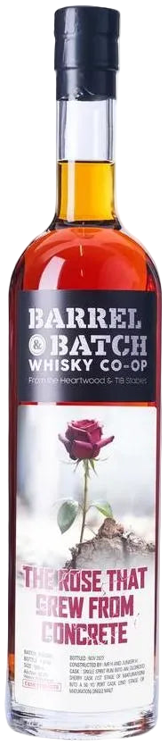 Buy Heartwood & TIB Stables The Rose That Grew From Concrete Cask Strength Whisky 500ml Online at Barrel and Batch